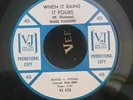 Wade Flemons Vee-Jay 578 WHEN IT RAINS IT POURS  (SOUL 45) PLAYS GREAT