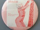 Blondie debbie harry vintage badge punk new wave kbd deborah dustbin lid