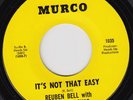 REUBEN BELL It's Not That Easy RARE  *M-* sweet soul 45 deep NORTHERN SOUL HEAR