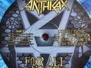 Anthrax-For All Kings Blue w/White Splatter Vinyl Megaforce NM