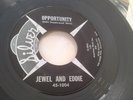 RARE JEWEL AND EDDIE 45 EDDIE COCHRAN ON GUITAR 'OPPORTUNITY / STROLLIN GUITAR'