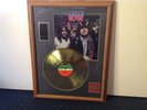 ACDC COMMEMORATIVE GOLD RECORD - HIGHWAY TO HELL - FRAMED PICTURE. VINTAGE.