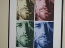 NIRVANA - KURT COBAIN #3/100 Limited Print Art Poster - Artist Signed, Framed