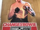 David Bowie- Changes Bowie Large Cardboard Promo Display. Rare