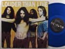 SOUNDGARDEN Louder Than Live A&M LP VG++/VG+ blue vinyl
