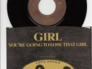 THE BEATLES AUTHENTIC UNRELEASED GIRL P-4506 PROMO 45 BLACK WAX  WITH P/S MINT
