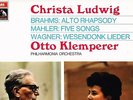 ASD 2391 S/C UK - BRAHMS - ALTO RHAPSODY / WAGNER / MAHLER - LUDWIG - KLEMPERER