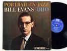 BILL EVANS TRIO: PORTRAIT IN JAZZ riverside LP / MONO DG
