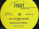 DENNIS BROWN / GREGORY ISAACS - JAH IS WATCHING / ROCK ON ORIG 1970'S PRESS