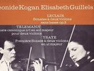 FCX 984 ED1 FRANCE - KOGAN / GUILLELS - LECLAIR, TELEMANN, YSAYE - VIOLIN DUOS