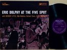 ERIC DOLPHY At The Five Spot Vol 1 LP 1961 Prestige New Jazz 8260 RVG DG LP