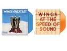 NEW SEALED WINGS “GREATEST” BLUE VINYL/AT THE SPEED OF SOUND ORANGE VINYL