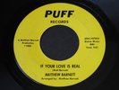Matthew Barnett   If Your Love Is Real / My Only Love   Puff   northern soul 45