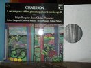 CHAUSSON: Concert   Pasquier Pennetier Daugareil Simoneau Pidoux / HM stereo LP