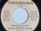 Rare Modern Soul Boogie 45 Ronnie Rude Boy Perkins - You're Out Of Sight - Hear