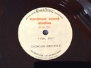 UNRELEASED 1968 DEMO ACETATE - DUNCAN BROWNE rare 1968 - 2 PSYCH FOLK TRACKS