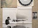 JOHN LENNON - Imagine UK 1ST PRESS APPLE LP + POSTER POSTCARD & INNER 1U/1U
