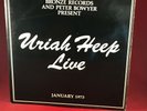 URIAH HEEP Live 1973 UK Double vinyl LP + Booklet EXCELLENT CONDITION original