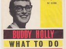 BUDDY HOLLY What To Do  *M-* Sweden 45 It's So Easy swedish ROCKABILLY