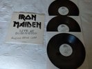 IRON MAIDEN  LIVE AT DONINGTON SPANISH 3 LP VINYL