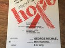 ?RARE PROGRAMME?Concert Of Hope George Michael Bowie Lang Hucknall Princess Di