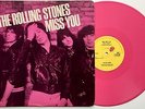 The ROLLING STONES Miss You / Faraway Eyes NM UK PINK VINYL 33RPM 12