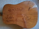 signed graveyard boulevard frankenstein drag queens fender acoustic guitar w13