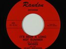Blues R&B 45 - Moses & Heart Breakers - Long Hot Summer - Randon - VG+ obscure
