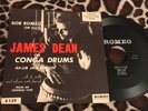 JAMES DEAN ON CONGA DRUMS Romeo 100 beatnik jazz dialogue 45&sleeve 1957 VG++/NM