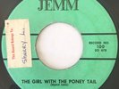JEMM 100 Little Montie Jones Girl With The Ponytail / That Kind 45 VG SHELDON