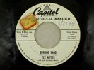 Tex Ritter - Promo Bopper Capitol 45 RPM - Burning Sand/Jealous Heart K5