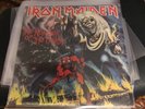 Iron Maiden- Number Of the Beast LP, 1982 EMI/Harvest, lyrics, VG+