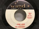 The Kingsmen - Louie Louie / Haunted Castle 45 Wand Records UNIQUE LABEL Promo