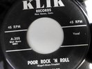 NOBLES 45 Poor rock 'n roll / Ting-a-ling KLIK  Doowop Pc114