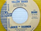 JACKIE De SHANNON deshannon LITTLE YELLOW ROSES PROMO yellow color vinyl 45 f274