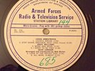 RADIO SHOW: AFN RL5-8 CAP'N JOHN HANDY, LOUIS ARMSTRONG, ANDY WILLIAMS, S.LONDON