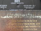 Kiss Crazy Nights Lp PROMO Vinyl Plant#49 422 832 626 Rare w/Hype Sticker Carr