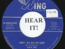 Lola Dee POPCORN TEEN 45 (Wing 90035) Hey  Ba-Ba-Re-Bop /In The Year Of  VG++/M-