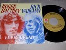 ROGER DALTREY RICK WAKEMAN LOVES DREAM 7/45 PORTUGUESE THE WHO UNIQUE SLEEVE