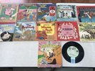 (12) Vintage Children’s 33 & 45 RPM Peter Pan & Little Golden Book & Records Lot
