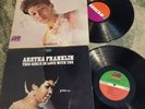 ARETHA FRANKLIN This Girls in Love & I Never Loved. ( Mono). Respect Record Lot