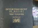 TRIO PASQUIER / MOZART divertmento K 563 / PATHE PAT 38-42