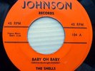 SHELLS vg++ 45 Baby oh baby / Angel eyes JOHNSON Doowop ws894