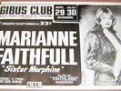 MARIANNE FAITHFULL RARE CONCERT POSTER 29th AND 30th NOVEMBER 1978 PARIS FRANCE