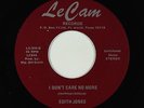 Funk Soul 45 - Edith Jones - I Don't Care No More - Le Cam - VG++ Cresa Watson