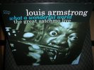 LOUIS ARMSTRONG *Great Satchmo Live What a Wonderful World *NEW RECORD LP VINYL