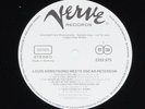 LOUIS ARMSTRONG MEETS OSCAR PETERSON - LP 1976 Verve Promo Archiv-Copy mint