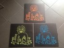 3 disques lp 33 tours Larry Levan par Keith Haring artwork rare