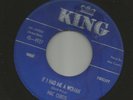 ROCKABILLY -MAC CURTIS-  IF I HAD ME A WOMAN  -HEAR -1956 KING