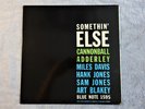 CANNONBALL ADDERLEY ' SOMETHING ELSE ' BLUE NOTE BLP 1595, NO 'R',GELDER